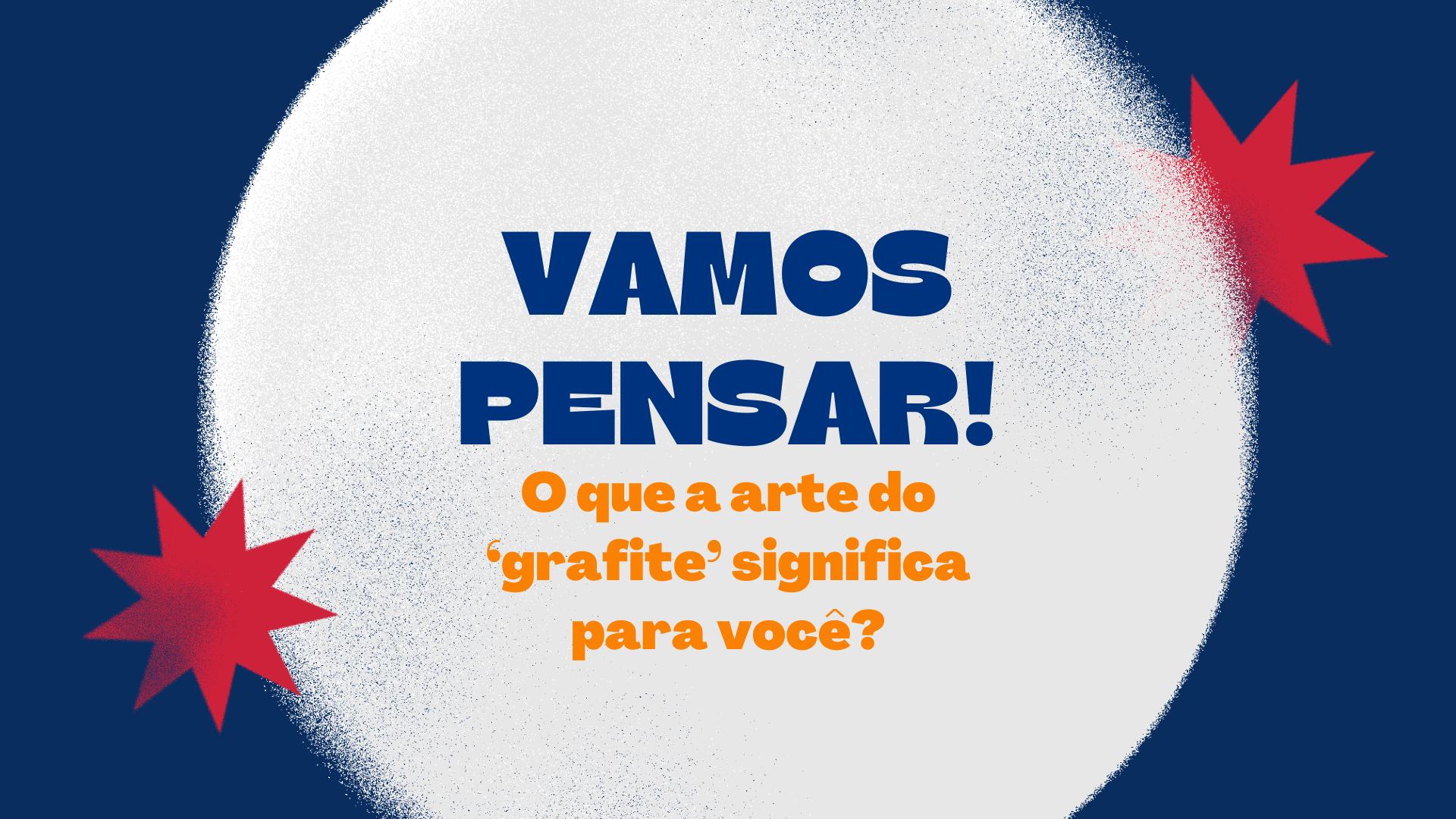 Página sobre Vamos pensar